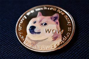 An image featuring the Dogecoin