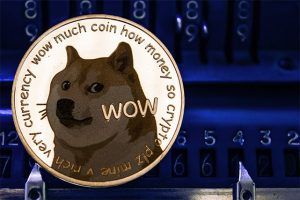 An image featuring the Dogecoin