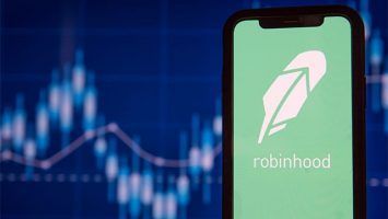 An image featuring the Robinhood Trading App