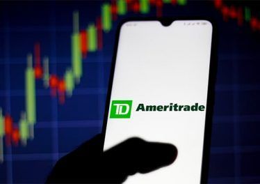 An image featuring TD Ameritrade app opened on a phone