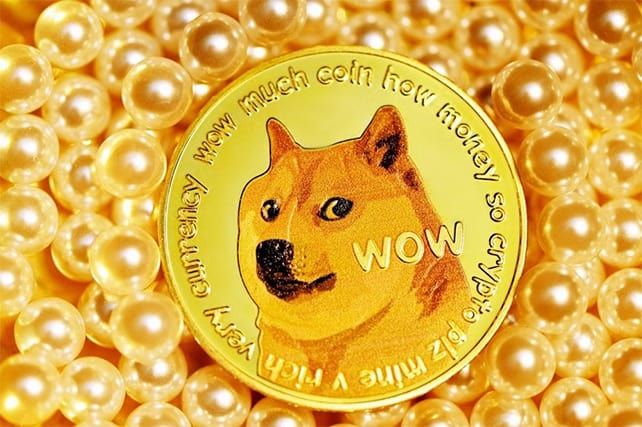 An image featuring Dogecoin concept